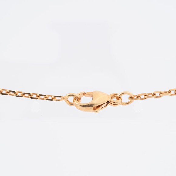 Hermes Pendant "Pop H" Necklace Orange H147992F Women's Pink Gold Plated Pop H - Picture 7 of 10